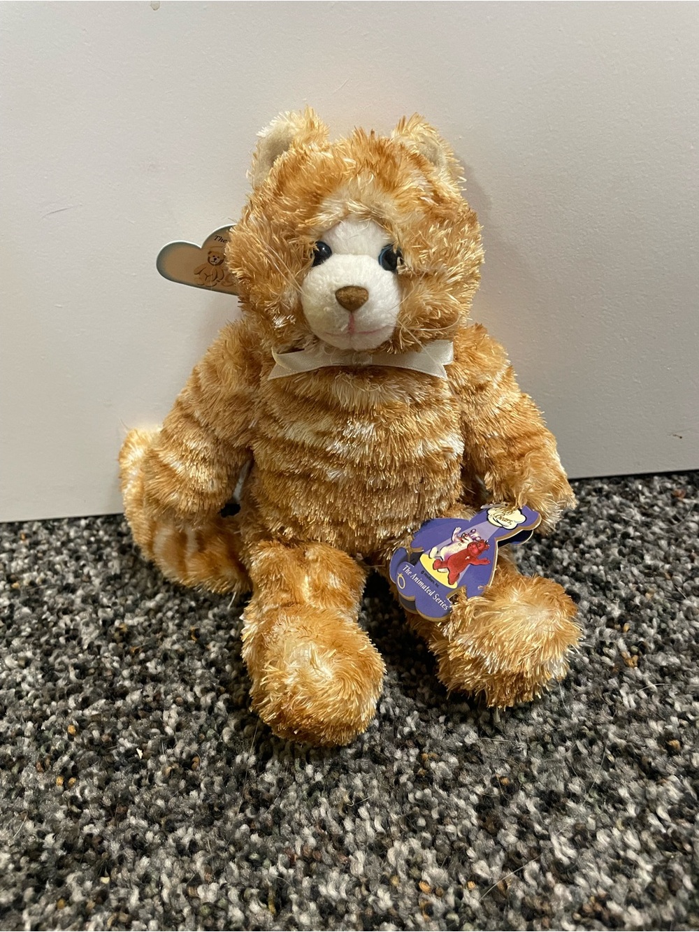 Holy Bear Orange Tabby Cat Beanie Plush